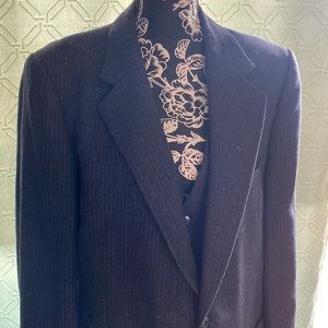 Vintage 3 piece Pinstripe suit Yves Saint Laurent